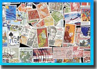 100 different stamps DANMARK