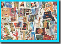 100 different stamps ROMANIA